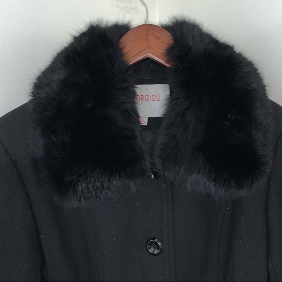 Georgiou Studio Peplum Coat - Picture 2 of 9